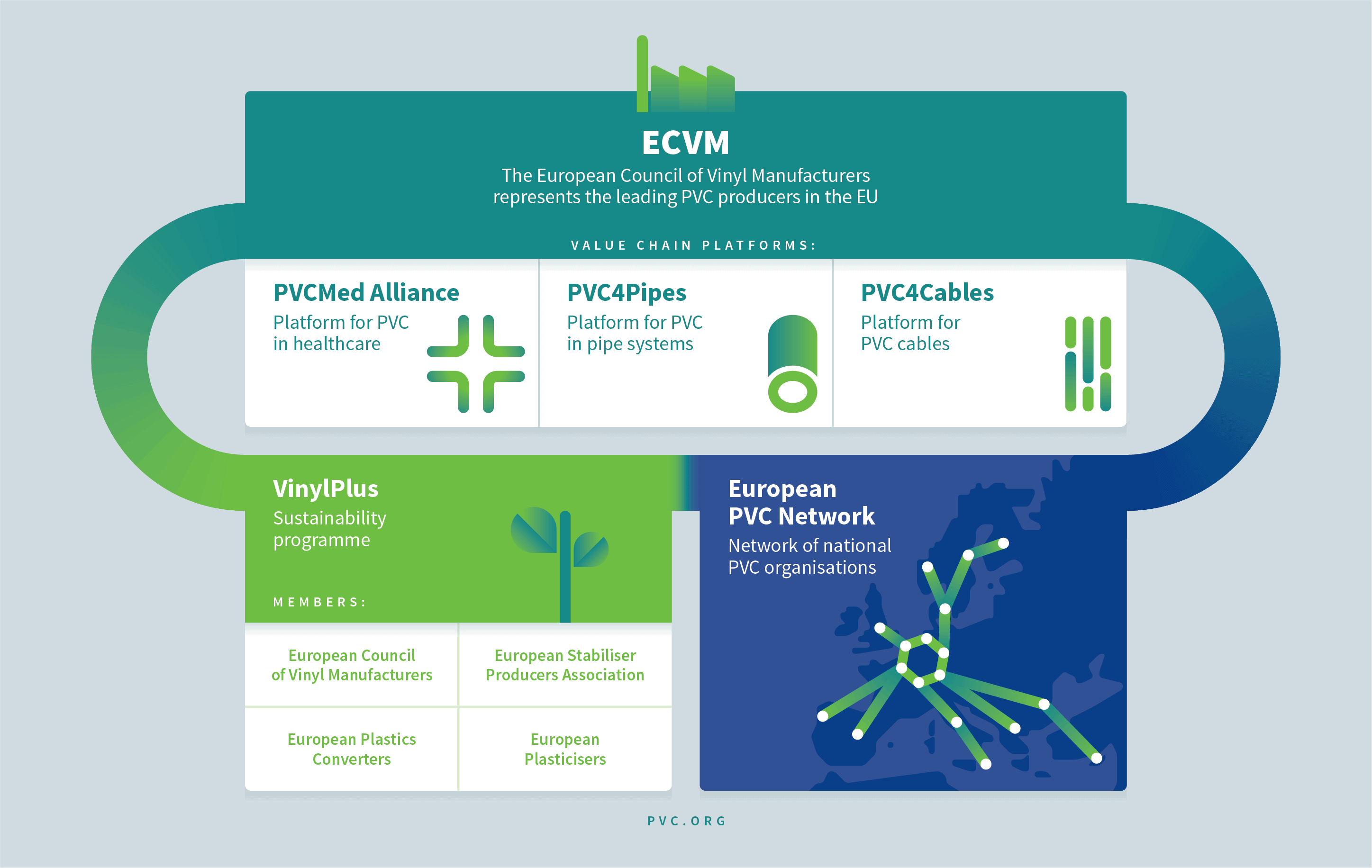ECVM organisation chart
