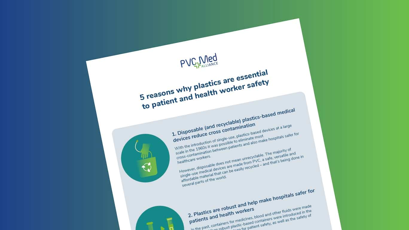 Infographic: 5 reasons why plastics are essential to patient and health worker safety